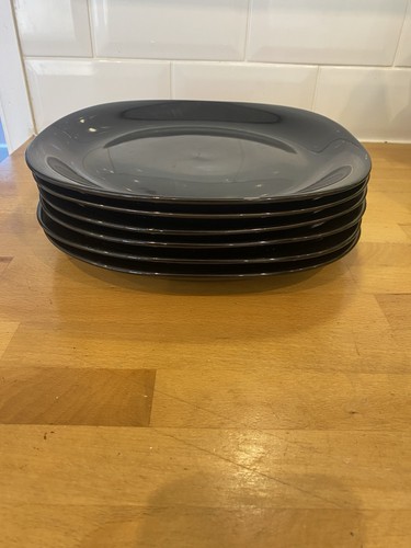 Set ceramic black square - ceramic,