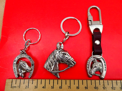 Three horse equestrian metal - ,