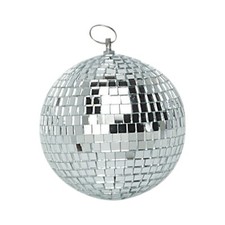 Silver Mirror Ball 100mm 4"