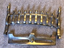 Vintage Solid Brass Fire Grate