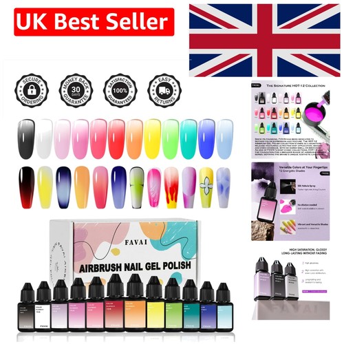 Airbrush gel nail polish 12 - gel,