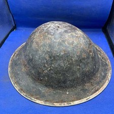 WW2 British Army Combat Brodie Helmet - Uncleaned Original