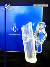 SWAROVSKI 1988 ANNUAL EDITION WOODPECKERS SHARING FROSTED BASE 117937 + BOX
