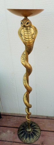 Vtg monumental coiled cobra - coiled,