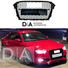 GLOSS BLACK HONEYCOMB MESH