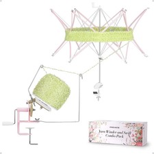 INMAKER Yarn Winder and Swift, 10oz Wool Winder Large Capacity for Crocheting