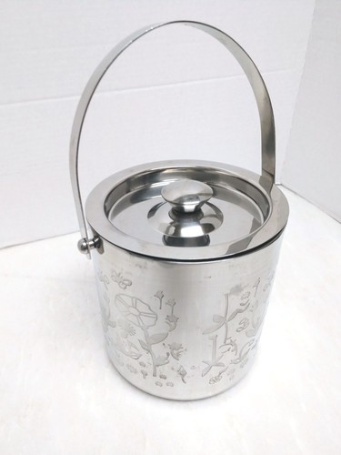 Floral etched design stainless - floral,