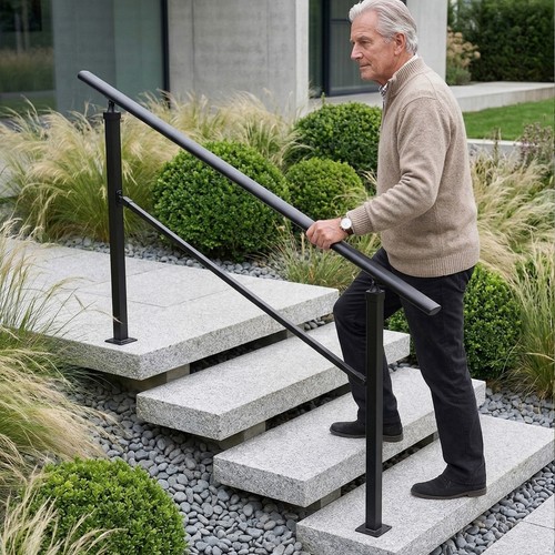 Wrought iron handrail - iron,