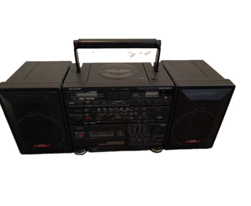 Untested vintage sharp boombox - sharp,