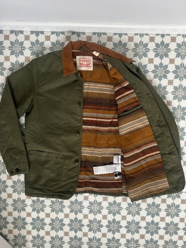 Levi men wax chore jacket - wax,