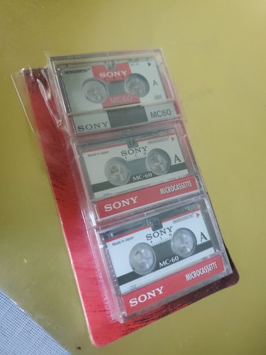 Vtg lot sony mc 60 - of, mc-60