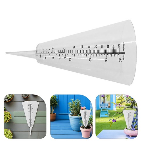 Rain water gauge garden - water,