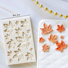 Maple leaf Silicone Icing Mold Baking Cake Topping Sugar craft Fondant Mould