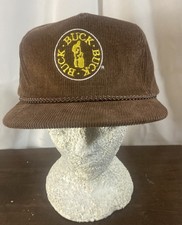 Vintage Corduroy Buck Knife Cap Hat Snapback Buck Knifes