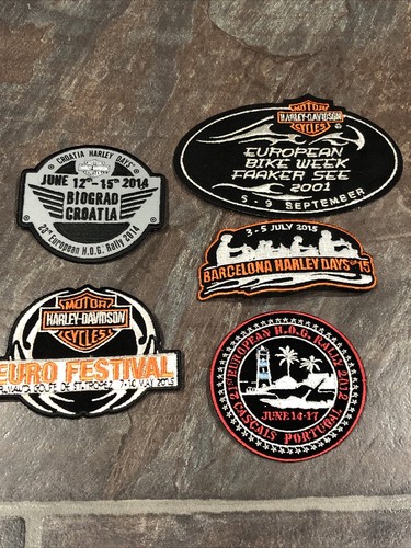 Harley davidson patches - x5,