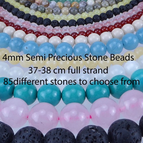 4mm semi precious gemstone - semi,