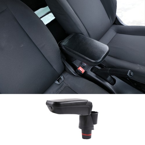 Black leather armrest - leather,