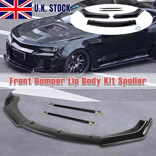 Front bumper lip spoiler - front,