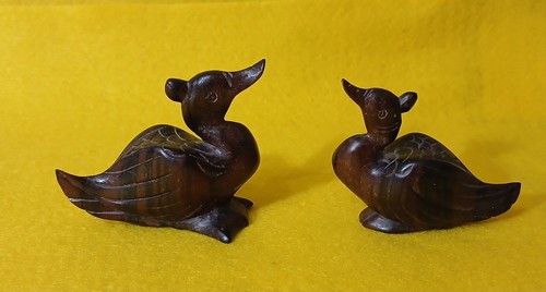 Vintage asian two mandarin - ,