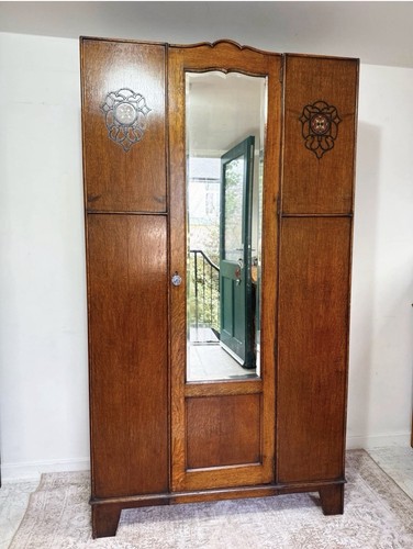 Vintage antique wardrobe arts - wardrobe,