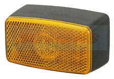 COBO 04.195 AMBER SIDE MARKER LIGHT/LAMP AND REFLECTOR (BOLT FITTING)