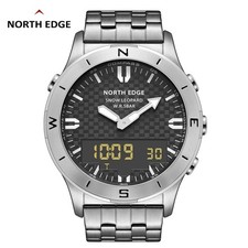 NORTH EDGE Men's Sports Digital Watch 50M Waterproof Outdoor Compass Barometer
