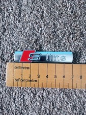 Audi S line Car Badge Plastic