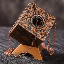 Hellraiser Cube Puzzle Box + Chain Model Lament Configuration Functional Pinhead