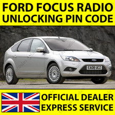 ✅FORD FOCUS RADIO NAVI UNLOCKING PIN CODE FOR SONY 6000 CD 4500 RDS TRAVELPILOT✅