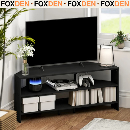Black corner unit - black, cabinet