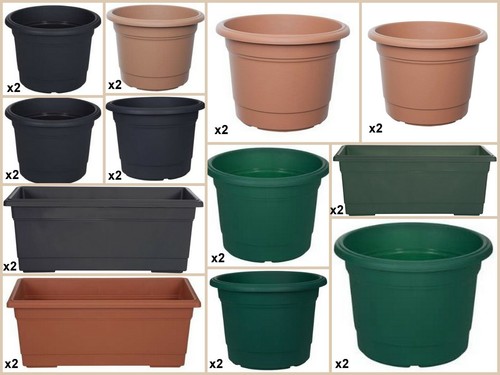 Sets milano planters 25cm - milano,