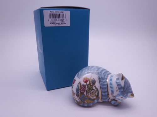 Royal crown derby sleepy tabby - royal,