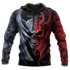 Vintage Skull 3D Print Hoodie