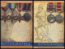 British Irish & Empire Campaign Medals 1793 To 2009 Volume 1 and 2 Price Book
