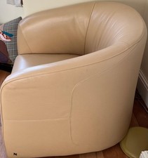 Natuzzi Leather Armchair -