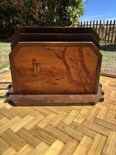 Vintage french heavy wooden - french,