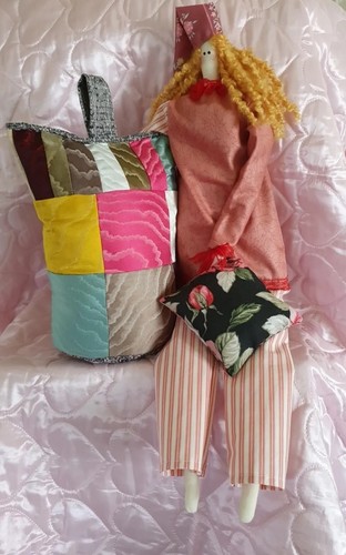 Sleepy tilda doll - sleepy, fabric