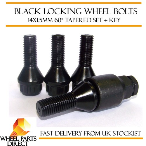 Black locking wheel bolts - wheel,