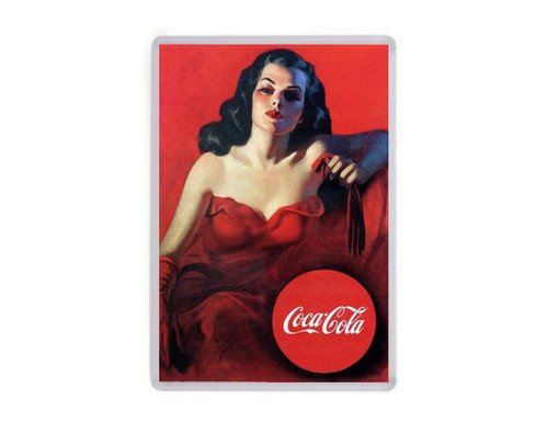 Coca cola lady large fridge - coca,