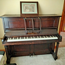 Antique Upright Piano, John Strohmenger and Sons, London
