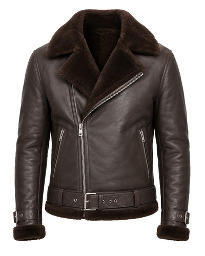 Men raf brown shearling - men’s,