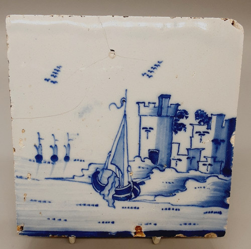 Antique dutch delft blue - delft, &