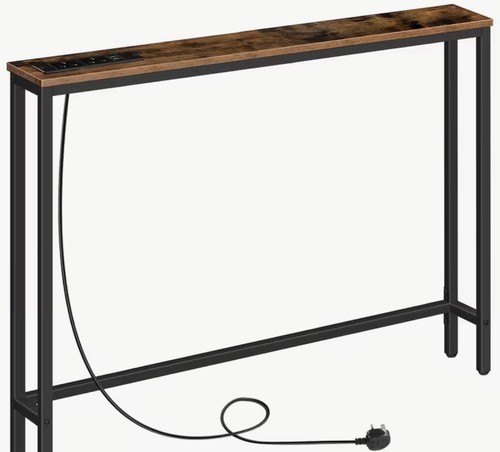 Console table built power - console,