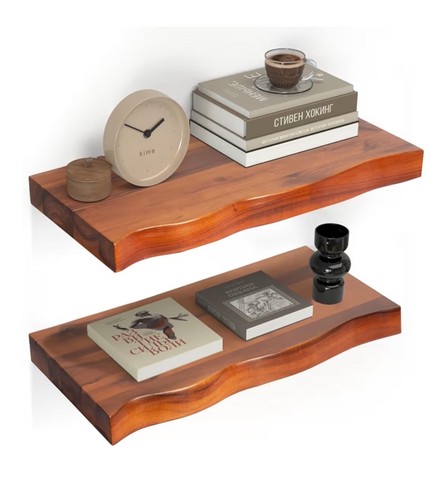 New golden teak live edge - golden,