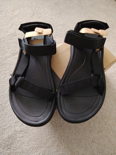 Teva black sandals size - black, 5