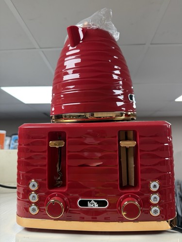 Kettle slice toaster set - kettle, &
