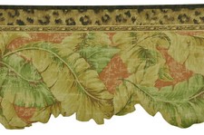 Wall Border LaserCut animal print and banana 7236-701B