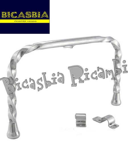 7832 chrome braided center - 7832,