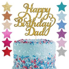 Happy Birthday Glitter Cake