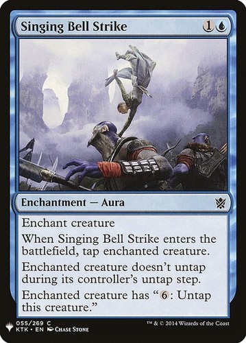 Singing bell strike list - singing, [list